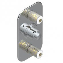 THG G2N-5400BE-A02 - Trim For Thg Thermostat 2 Volume Controls, Rough Part Supplied With Fixing Box Ref. 5 400ae/us