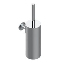 THG U9L-4720C-G02 - Metal Toilet Brush Holder With Brush With Cover Wall Mounted