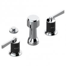 THG G2M-207KA-F05 - Deck Mounted 3-hole Bidet With Vertical Spray, Vacuum Breaker And Drain