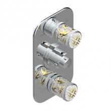 THG A4L-5540BE-F05 - Trim For Thg Thermostat 3 Functions, With One Off Function And 2 Outlets And One Single Off Functi