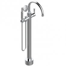 THG G7H-6508S-A02 - Free-standing Single Lever Bath Mixer With Handshower With Easyclean System