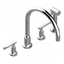 THG G8B-4211/US-H03 - Three Hole Kitchen Faucet With Side Spray