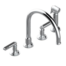 THG U9F-4211/US-A08 - Three Hole Kitchen Faucet With Side Spray