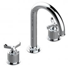 THG G4R-152M/US-A13 - Widespread lavatory set, high spout with drain for 1 1/4'' + countertop