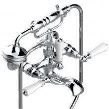THG A04-13B/US - A04-13B/US - Exposed Tub Filler With Cradle Handshower Wall Mounted