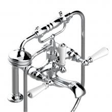 THG A04-13G/US - A04-13G/US - Exposed Tub Filler With Cradle Handshower Deck Mounted