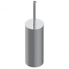 THG A1V-4700C - A1V-4700C - Metal Toilet Brush Holder With Brush With Cover Floor Mounted