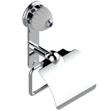 THG A1T-538AC-A08 - Toilet paper holder, single mount with cover