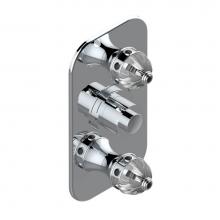 THG U1V-5400BE - U1V-5400BE - Trim For Thg Thermostatic Valve 2 Volume Controls Ref. 5400Ae/Us