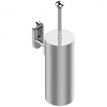 THG A2C-4720C-F05 - Metal toilet brush holder with brush with cover wall mounted