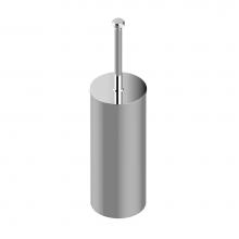 THG A9C-4700C-F05 - Metal toilet brush holder with brush with cover floor mounted