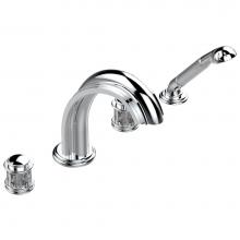 THG A2G-112BSGUS - A2G-112BSGUS - Deck Mounted Tub Filler With Diverter Goliath Spout And Handshower 3/4''