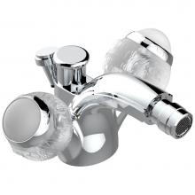 THG A2H-3205/2US - A2H-3205/2US - Single Hole Bidet Faucet Integral Diverter For Vertical Spray With Drain