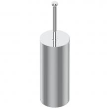 THG U6E-4700C-F05 - Metal toilet brush holder with brush with cover floor mounted