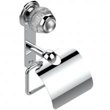 THG A2H-538AC-F05 - Toilet paper holder, single mount with cover