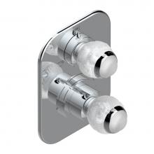 THG A2H-5500BE-F05 - Trim for thg thermostat with 2-way diverter, rough part supplied with fixing box ref. 5 500AE/US