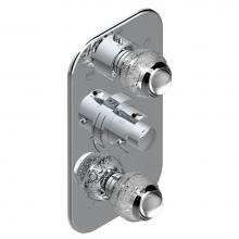 THG A2H-5540BE-F05 - Trim for thg thermostat with 2-way diverter and on/off control, rough part supplied with fixing bo