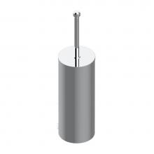 THG A7E-4700C - A7E-4700C - Metal Toilet Brush Holder With Brush With Cover Floor Mounted