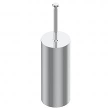 THG U4D-4700C-A08 - Metal toilet brush holder with brush with cover floor mounted