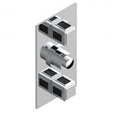 THG A2L-5400BE - A2L-5400BE - Trim For Thg Thermostatic Valve 2 Volume Controls Ref. 5400Ae/Us