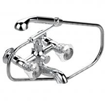 THG A41-13B/US - A41-13B/US - Exposed Tub Filler With Cradle Handshower Wall Mounted