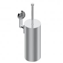 THG A42-4720C-F05 - Metal toilet brush holder with brush with cover wall mounted