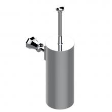 THG A54-4720C-F05 - Metal toilet brush holder with brush with cover wall mounted