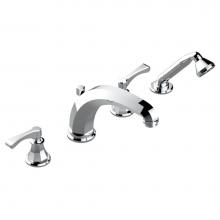 THG A55-112BSGBHUS - A55-112BSGBHUS - Deck Mounted Tub Set With High Divertor Spout And Handshower 3/4'' Valv