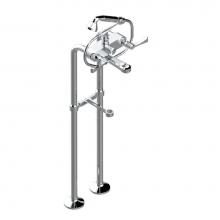 THG A55-13800/US - A55-13800/US - Exposed Tub Filler W/33'' Risers Handshower Shower Overflow ''T