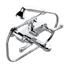 THG A55-13B/US - A55-13B/US - Exposed Tub Filler With Cradle Handshower Wall Mounted