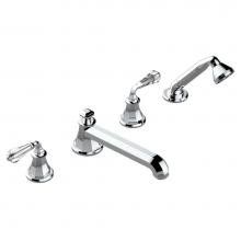 THG A56-112BSGUS - A56-112BSGUS - Deck Mounted Tub Filler With Diverter Goliath Spout And Handshower 3/4''