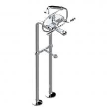 THG A56-13800/US - A56-13800/US - Exposed Tub Filler W/33'' Risers Handshower Shower Overflow ''T