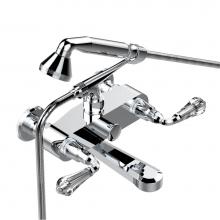THG A56-13B/US - A56-13B/US - Exposed Tub Filler With Cradle Handshower Wall Mounted