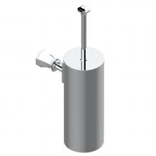 THG A59-4720C-F05 - Metal toilet brush holder with brush with cover wall mounted