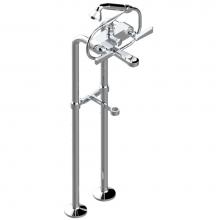 THG A58-13800/US - A58-13800/US - Exposed Tub Filler W/33'' Risers Handshower Shower Overflow ''T