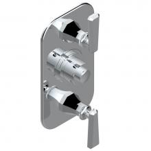 THG A58-5400BE-F05 - Trim for THG thermostatic valve 2 volume controls, rough part supplied with fixing box ref. 5 400A