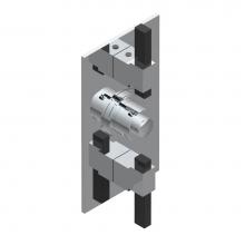 THG A60-5400BE-A02 - Trim for THG thermostatic valve 2 volume controls, rough part supplied with fixing box ref. 5 400A