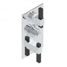 THG A60-5540BE-A02 - Trim for thg thermostat with 2-way diverter and on/off control, rough part supplied with fixing bo