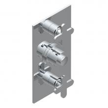 THG A6A-5400BE-F05 - Trim for THG thermostatic valve 2 volume controls, rough part supplied with fixing box ref. 5 400A