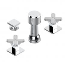 THG A6G-207KA - A6G-207KA - Deck Mounted 3 Hole Bidet W/Vertical Spray Vacuum Breaker And Drain