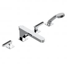 THG A6P-112BSGUS - A6P-112BSGUS - Deck Mounted Tub Filler With Diverter Goliath Spout And Handshower 3/4''