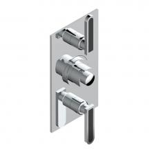 THG A6P-5400BE-F05 - Trim for THG thermostatic valve 2 volume controls, rough part supplied with fixing box ref. 5 400A