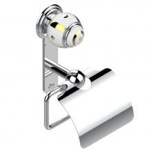 THG A7A-538AC-A02 - Toilet paper holder, single mount with cover
