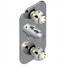 THG A7A-5400BE - A7A-5400BE - Trim For Thg Thermostatic Valve 2 Volume Controls Ref. 5400Ae/Us