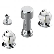 THG A7B-207KA - A7B-207KA - Deck Mounted 3 Hole Bidet W/Vertical Spray Vacuum Breaker And Drain