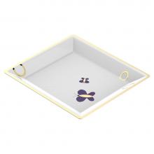 THG A7D-4614 - A7D-4614 - Porcelain Tray Large Size 8 3/4'' X 8''