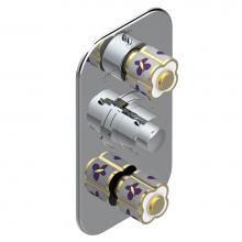 THG A7D-5540BE-A02 - Trim for thg thermostat with 2-way diverter and on/off control, rough part supplied with fixing bo