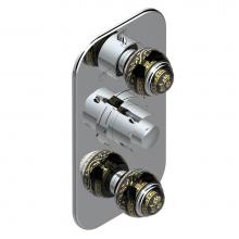 THG A7F-5540BE-F05 - Trim for thg thermostat with 2-way diverter and on/off control, rough part supplied with fixing bo