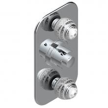 THG A7G-5400BE - A7G-5400BE - Trim For Thg Thermostatic Valve 2 Volume Controls Ref. 5400Ae/Us