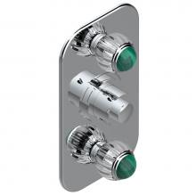 THG A8M-5400BE - A8M-5400BE - Trim For Thg Thermostatic Valve 2 Volume Controls Ref. 5400Ae/Us